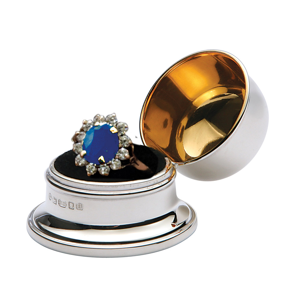 Personalised Rectangle Engraved Wooden Wedding Ring Box, Engagement Ri
