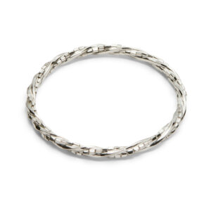 M354 Cubic Twist Bangle